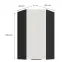 Kuchynská skrinka Aria-Wh/Bl Anti Fingerprint 60x60 Gn-108 1f (45°),2