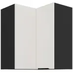 Kuchynská skrinka Aria-Wh/Bl Anti Fingerprint 60x60 Gn-72 2f (90°)