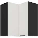 Kuchynská skrinka Aria-Wh/Bl Anti Fingerprint 60x60 Gn-72 2f (90°)