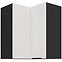 Kuchynská skrinka Aria-Wh/Bl Anti Fingerprint 60x60 Gn-72 2f (90°)