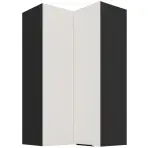 Kuchynská skrinka Aria-Wh/Bl Anti Fingerprint 60x60 Gn-108 2f (90°)