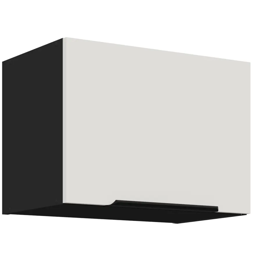 Kuchynská skrinka Aria-Wh/Bl Anti Fingerprint 50gu-36 1f