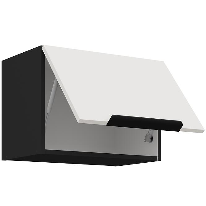 Kuchynská skrinka Aria-Wh/Bl Anti Fingerprint 50gu-36 1f,3