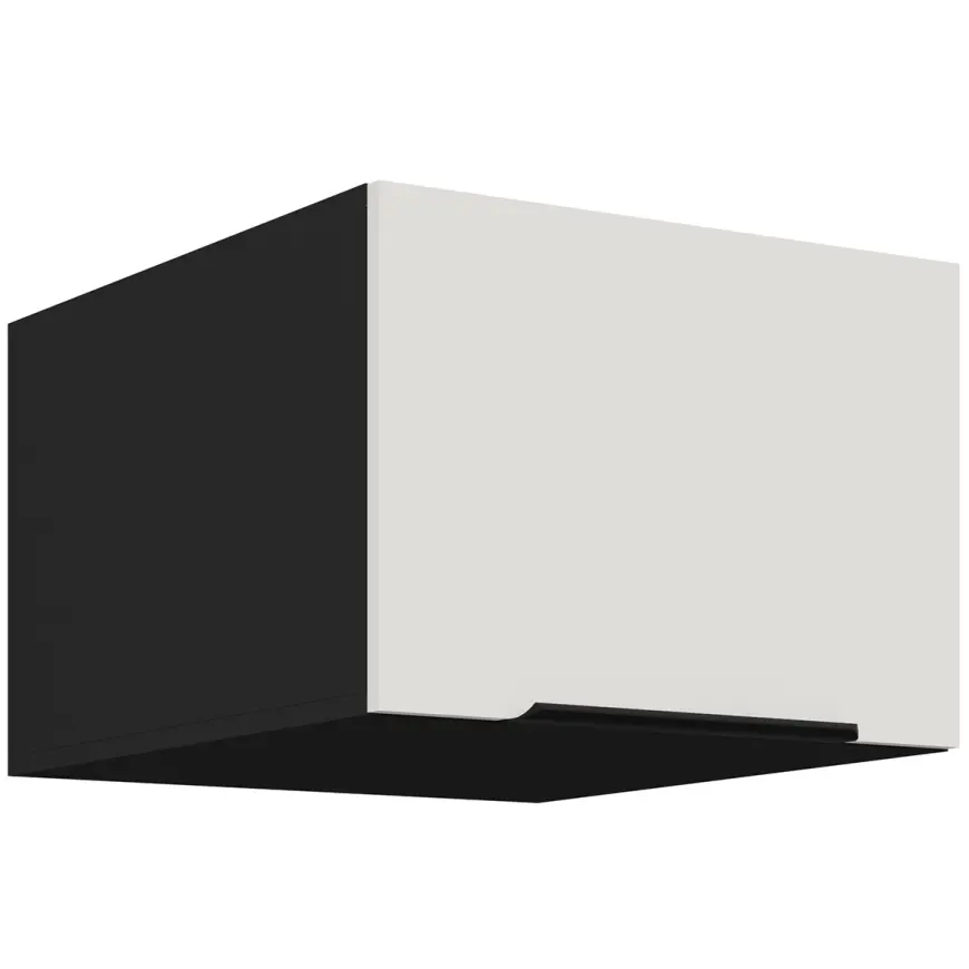 Kuchynská skrinka Aria-Wh/Bl Anti Fingerprint 50 Nagu-36 1f