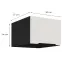 Kuchynská skrinka Aria-Wh/Bl Anti Fingerprint 50 Nagu-36 1f,2