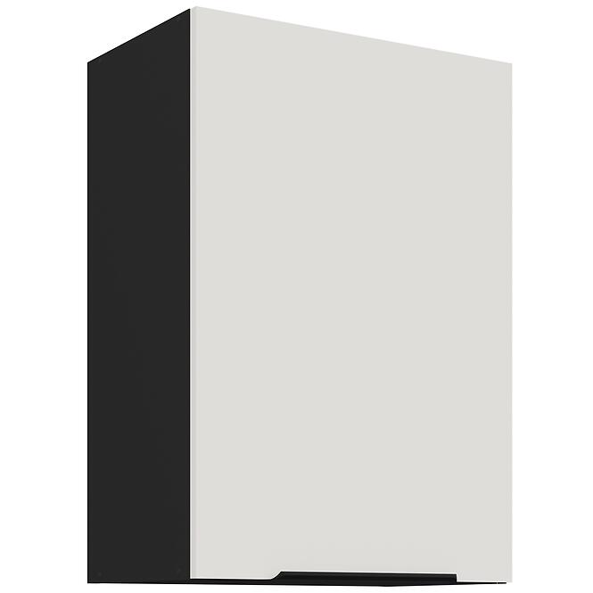 Kuchynská skrinka Aria-Wh/Bl Anti Fingerprint 50g-72 1f