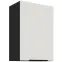 Kuchynská skrinka Aria-Wh/Bl Anti Fingerprint 50g-72 1f
