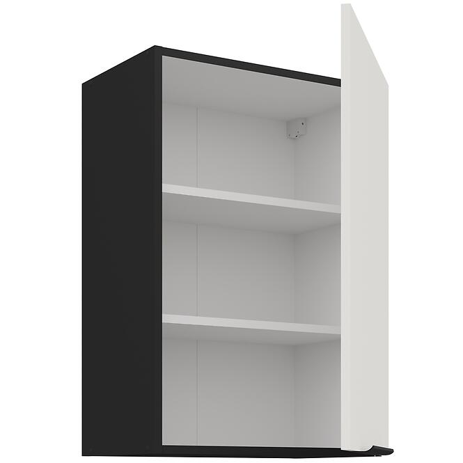 Kuchynská skrinka Aria-Wh/Bl Anti Fingerprint 50g-72 1f