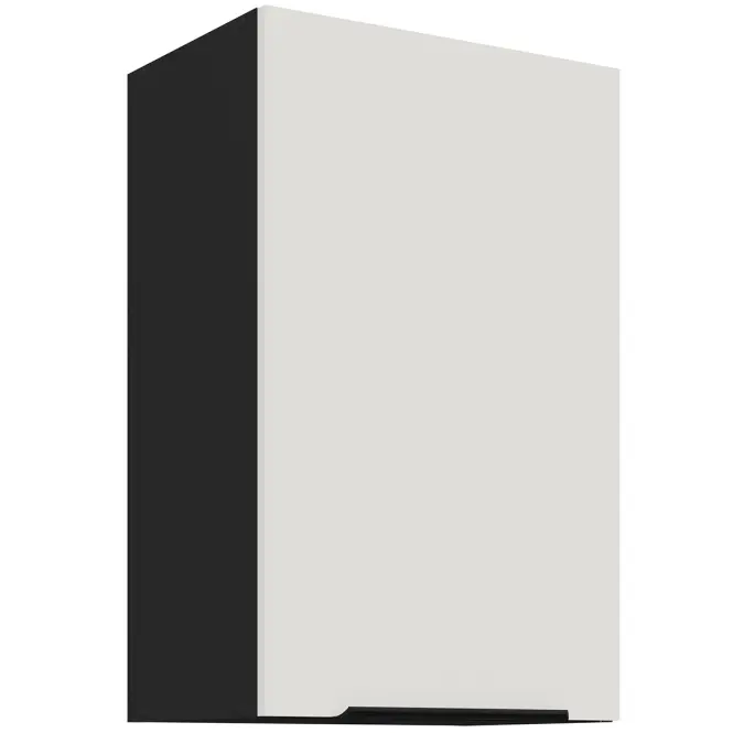 Kuchynská skrinka Aria-Wh/Bl Anti Fingerprint 45g-72 1f