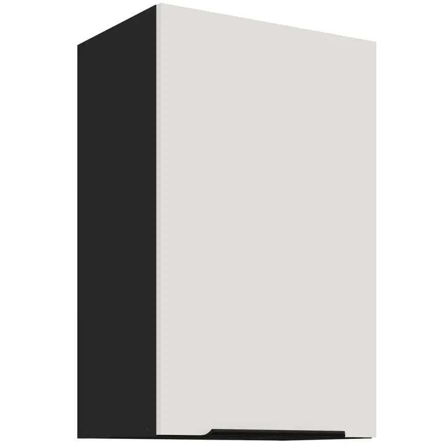 Kuchynská skrinka Aria-Wh/Bl Anti Fingerprint 45g-72 1f