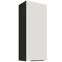 Kuchynská skrinka Aria-Wh/Bl Anti Fingerprint 45g-108 1f
