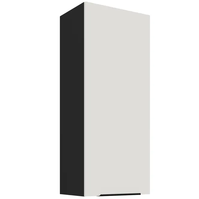 Kuchynská skrinka Aria-Wh/Bl Anti Fingerprint 45g-108 1f