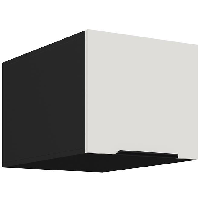 Kuchynská skrinka Aria-Wh/Bl Anti Fingerprint 40 Nagu-36 1f