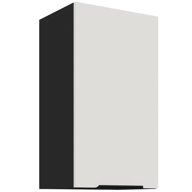Kuchynská skrinka Aria-Wh/Bl Anti Fingerprint 40g-72 1f