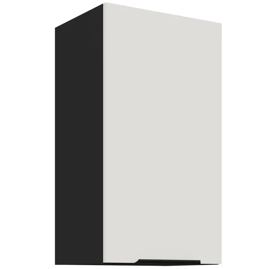 Kuchynská skrinka Aria-Wh/Bl Anti Fingerprint 40g-72 1f