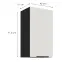 Kuchynská skrinka Aria-Wh/Bl Anti Fingerprint 40g-72 1f,2