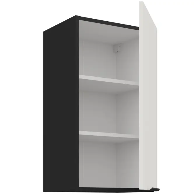 Kuchynská skrinka Aria-Wh/Bl Anti Fingerprint 40g-72 1f