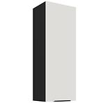Kuchynská skrinka Aria-Wh/Bl Anti Fingerprint 40g-108 1f