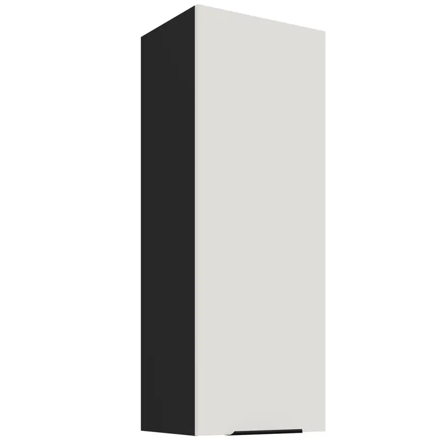 Kuchynská skrinka Aria-Wh/Bl Anti Fingerprint 40g-108 1f