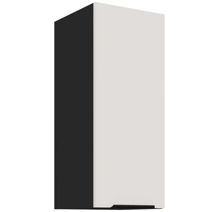 Kuchynská skrinka Aria-Wh/Bl Anti Fingerprint 30g-72 1f