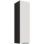 Kuchynská skrinka Aria-Wh/Bl Anti Fingerprint 30g-108 1f