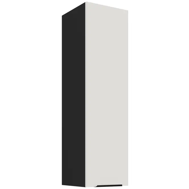 Kuchynská skrinka Aria-Wh/Bl Anti Fingerprint 30g-108 1f