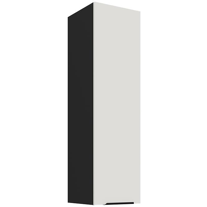 Kuchynská skrinka Aria-Wh/Bl Anti Fingerprint 30g-108 1f