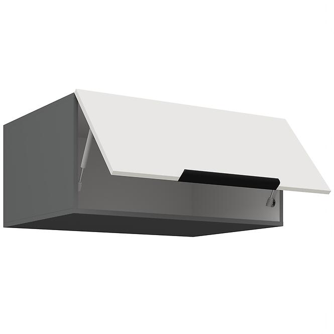 Kuchynská skrinka Aria-Wh/Ant Anti Fingerprint 80 Nagu-36 1f,3