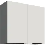 Kuchynská skrinka Aria-Wh/Ant Anti Fingerprint 80g-72 2f