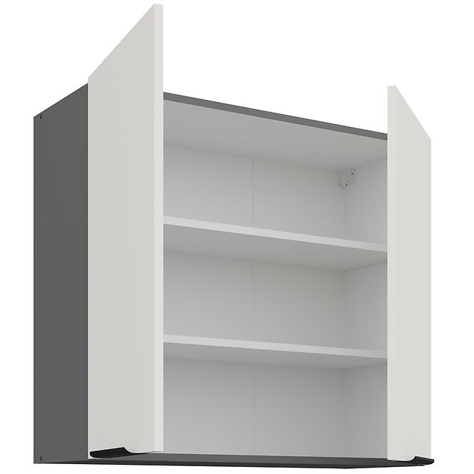 Kuchynská skrinka Aria-Wh/Ant Anti Fingerprint 80g-72 2f