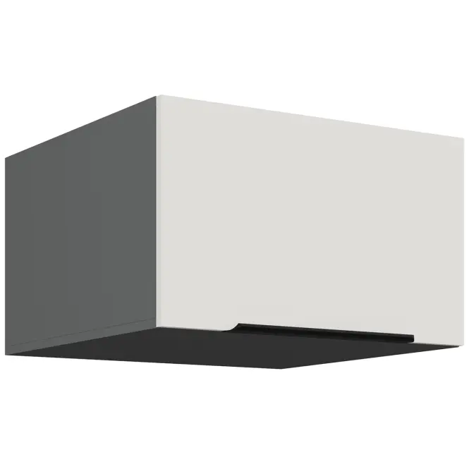 Kuchynská skrinka Aria-Wh/Ant Anti Fingerprint 60 Nagu-36 1f