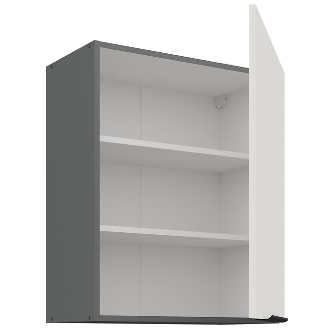 Kuchynská skrinka Aria-Wh/Ant Anti Fingerprint 60g-72 1f,3