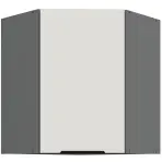 Kuchynská skrinka Aria-Wh/Ant Anti Fingerprint 60x60 Gn-72 1f (45°)