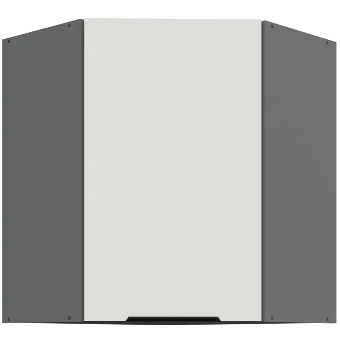 Kuchynská skrinka Aria-Wh/Ant Anti Fingerprint 60x60 Gn-72 1f (45°)