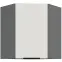 Kuchynská skrinka Aria-Wh/Ant Anti Fingerprint 60x60 Gn-72 1f (45°)