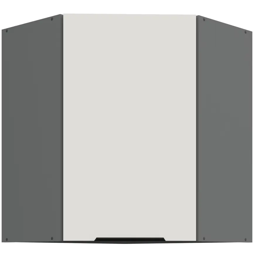 Kuchynská skrinka Aria-Wh/Ant Anti Fingerprint 60x60 Gn-72 1f (45°)