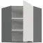 Kuchynská skrinka Aria-Wh/Ant Anti Fingerprint 60x60 Gn-72 1f (45°),3