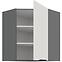 Kuchynská skrinka Aria-Wh/Ant Anti Fingerprint 60x60 Gn-72 1f (45°),3