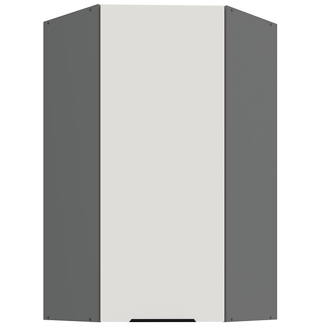 Kuchynská skrinka Aria-Wh/Ant Anti Fingerprint 60x60 Gn-108 1f (45°)