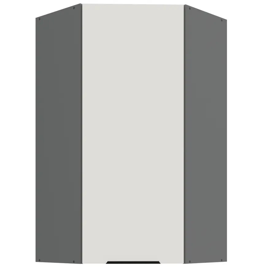 Kuchynská skrinka Aria-Wh/Ant Anti Fingerprint 60x60 Gn-108 1f (45°)