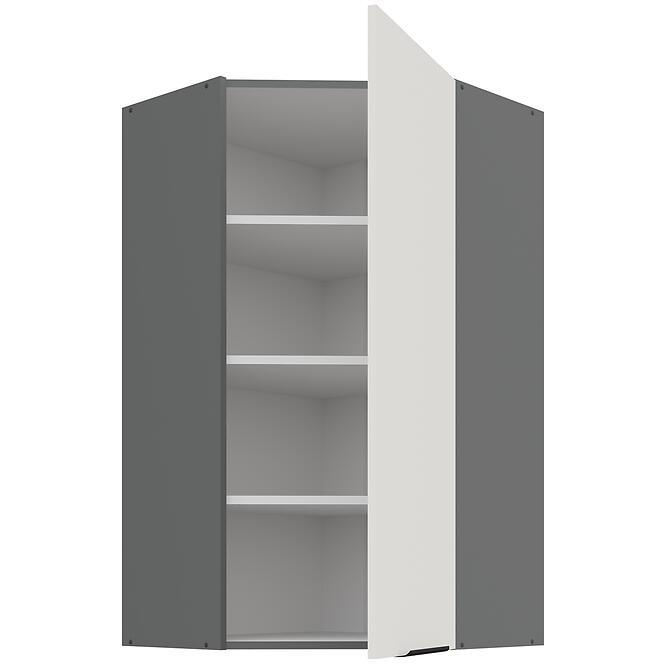 Kuchynská skrinka Aria-Wh/Ant Anti Fingerprint 60x60 Gn-108 1f (45°)