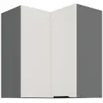 Kuchynská skrinka Aria-Wh/Ant Anti Fingerprint 60x60 Gn-72 2f (90°)
