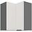 Kuchynská skrinka Aria-Wh/Ant Anti Fingerprint 60x60 Gn-72 2f (90°)