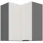 Kuchynská skrinka Aria-Wh/Ant Anti Fingerprint 60x60 Gn-72 2f (90°)