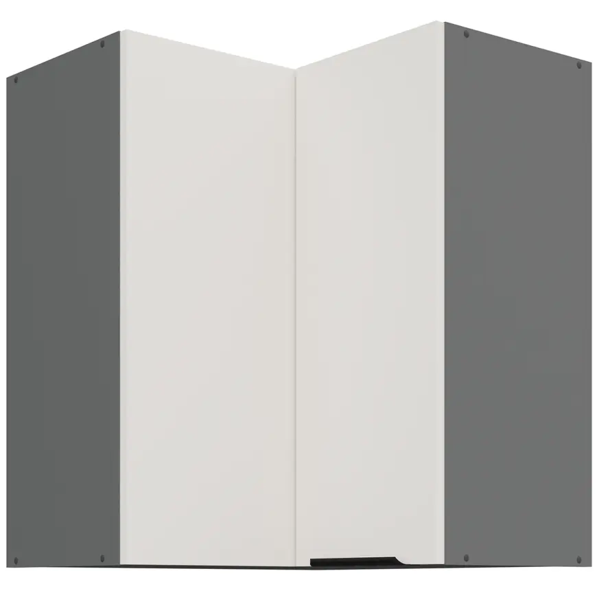 Kuchynská skrinka Aria-Wh/Ant Anti Fingerprint 60x60 Gn-72 2f (90°)