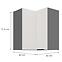 Kuchynská skrinka Aria-Wh/Ant Anti Fingerprint 60x60 Gn-72 2f (90°),2