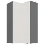 Kuchynská skrinka Aria-Wh/Ant Anti Fingerprint 60x60 Gn-108 2f (90°)