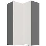 Kuchynská skrinka Aria-Wh/Ant Anti Fingerprint 60x60 Gn-108 2f (90°)