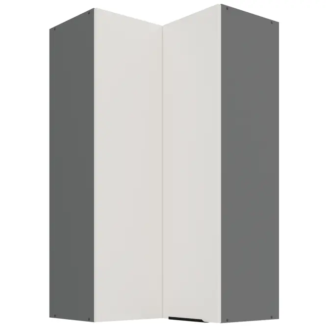 Kuchynská skrinka Aria-Wh/Ant Anti Fingerprint 60x60 Gn-108 2f (90°)