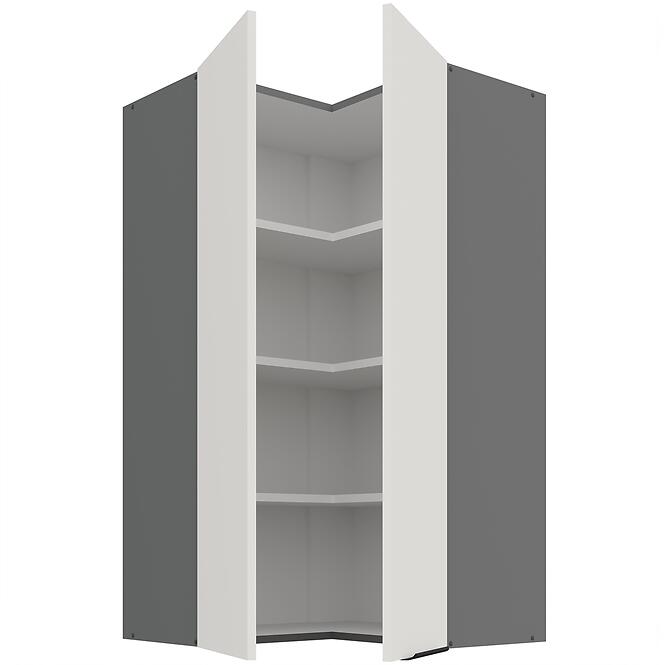 Kuchynská skrinka Aria-Wh/Ant Anti Fingerprint 60x60 Gn-108 2f (90°)